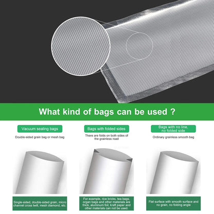 SealSmart™ 300CM Vacuum Sealer Roll Bags – Food Storage & Sous Vide Packaging