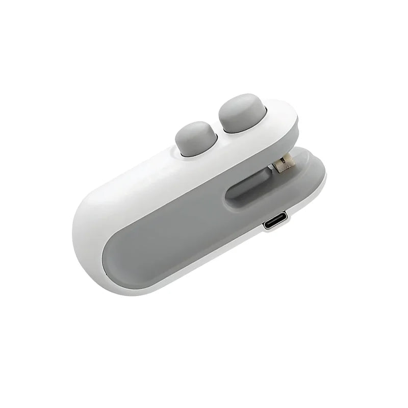 SealSmart™ 2 in 1 Rechargeable Mini Heat Bag Sealer With Cutter & Magnet