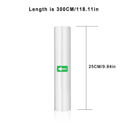 SealSmart™ 300CM Vacuum Sealer Roll Bags – Food Storage & Sous Vide Packaging