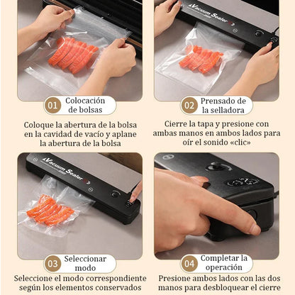 SealSmart™ 220V Electric Vacuum Sealer & Food Packaging Machine