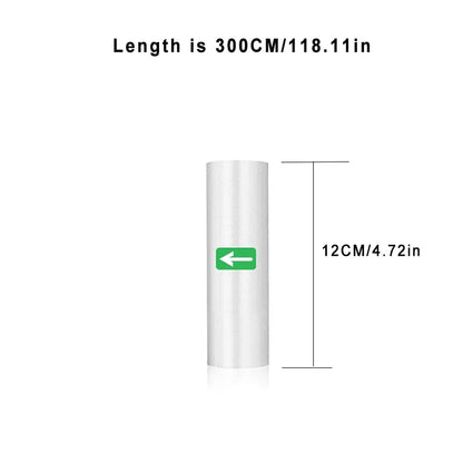 SealSmart™ 300CM Vacuum Sealer Roll Bags – Food Storage & Sous Vide Packaging